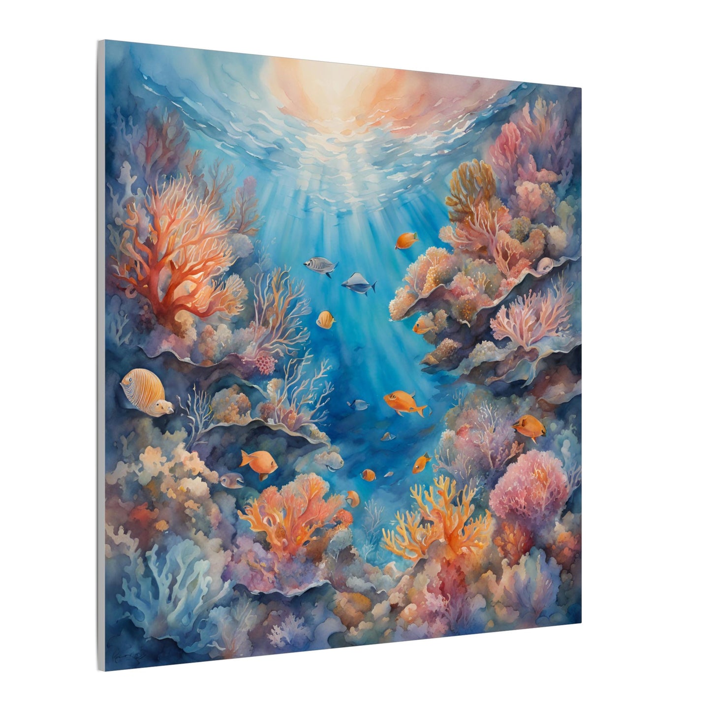 Matte Wall Canvas - Reef Life - Neptune's Nursery Collection