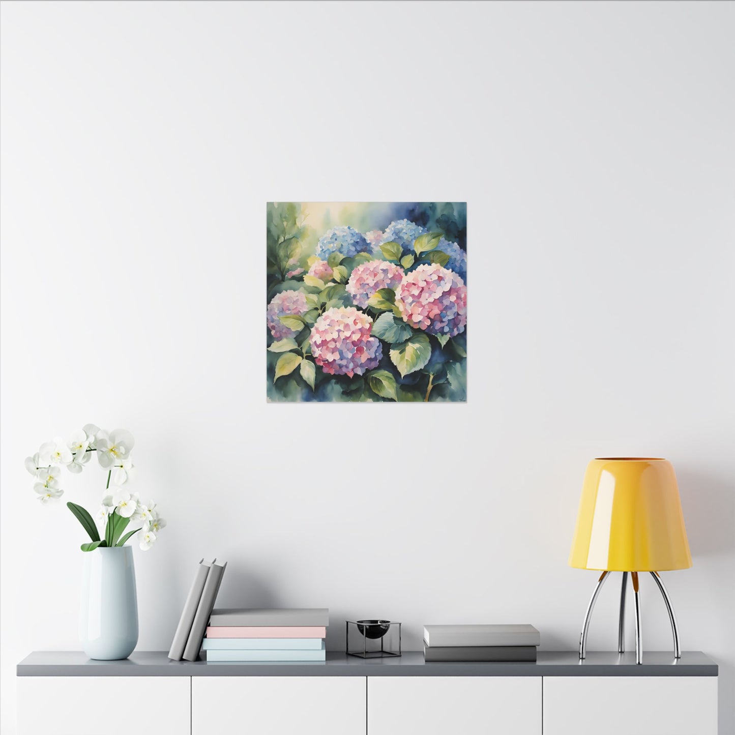 Matte Wall Canvas - Hydrangea - Bloom and Grow Collection