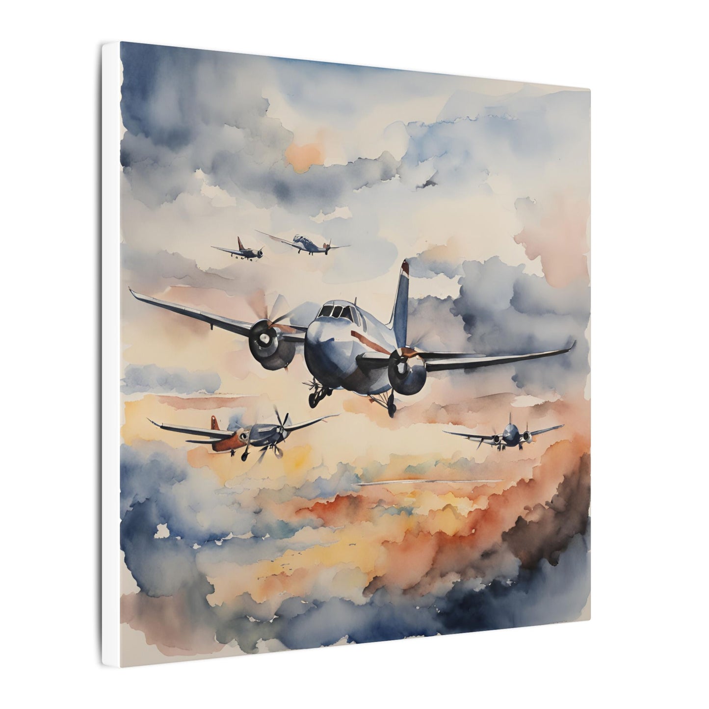 Matte Wall Canvas - Wings of Aviation - Wheels & Wings Collection