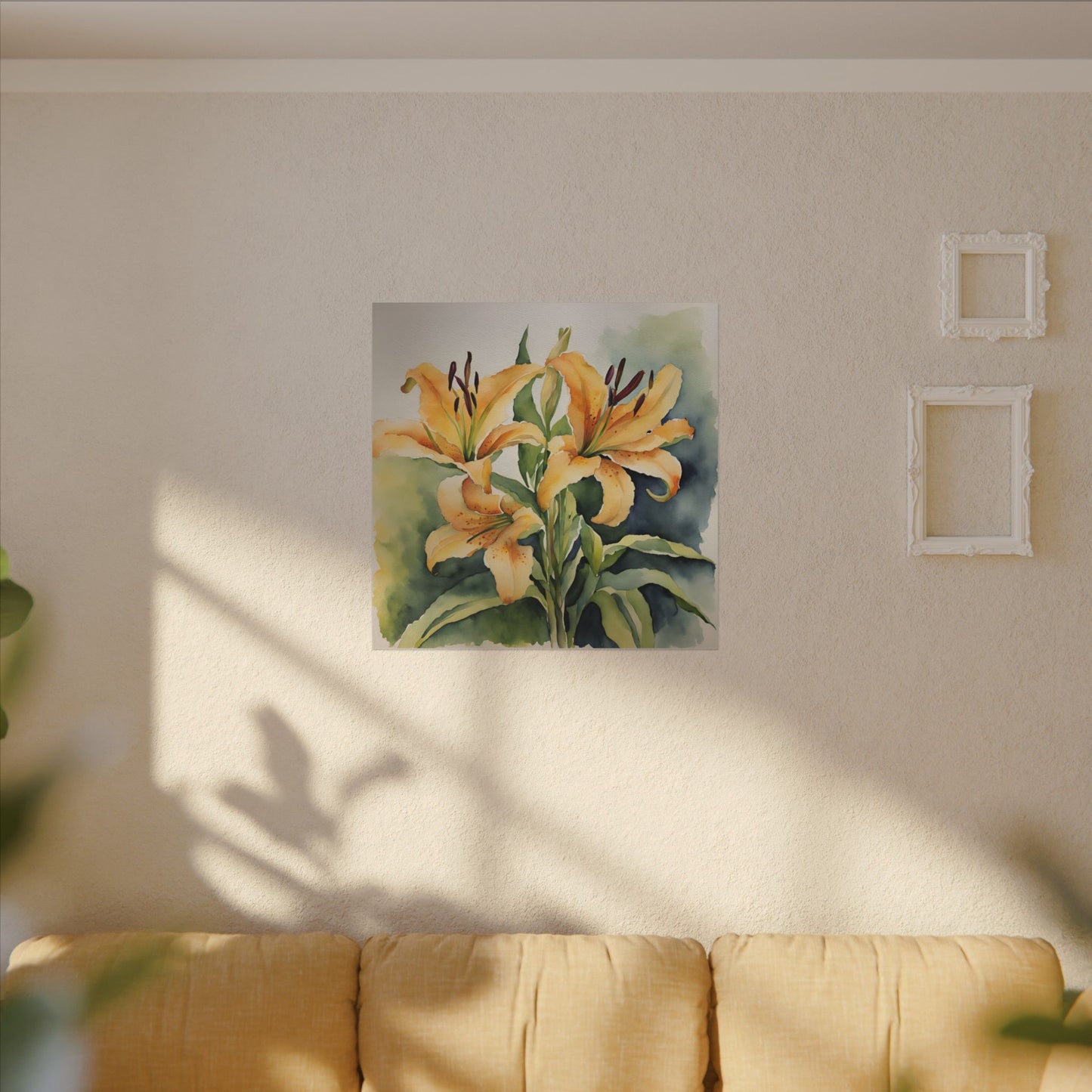Matte Wall Canvas - Calla Lily - Bloom and Grow Collection