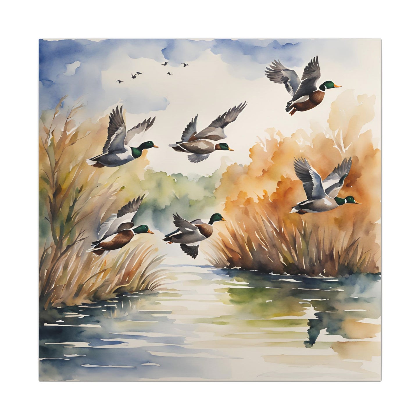 Matte Wall Canvas - Ducks - The Great Outdoors Collection