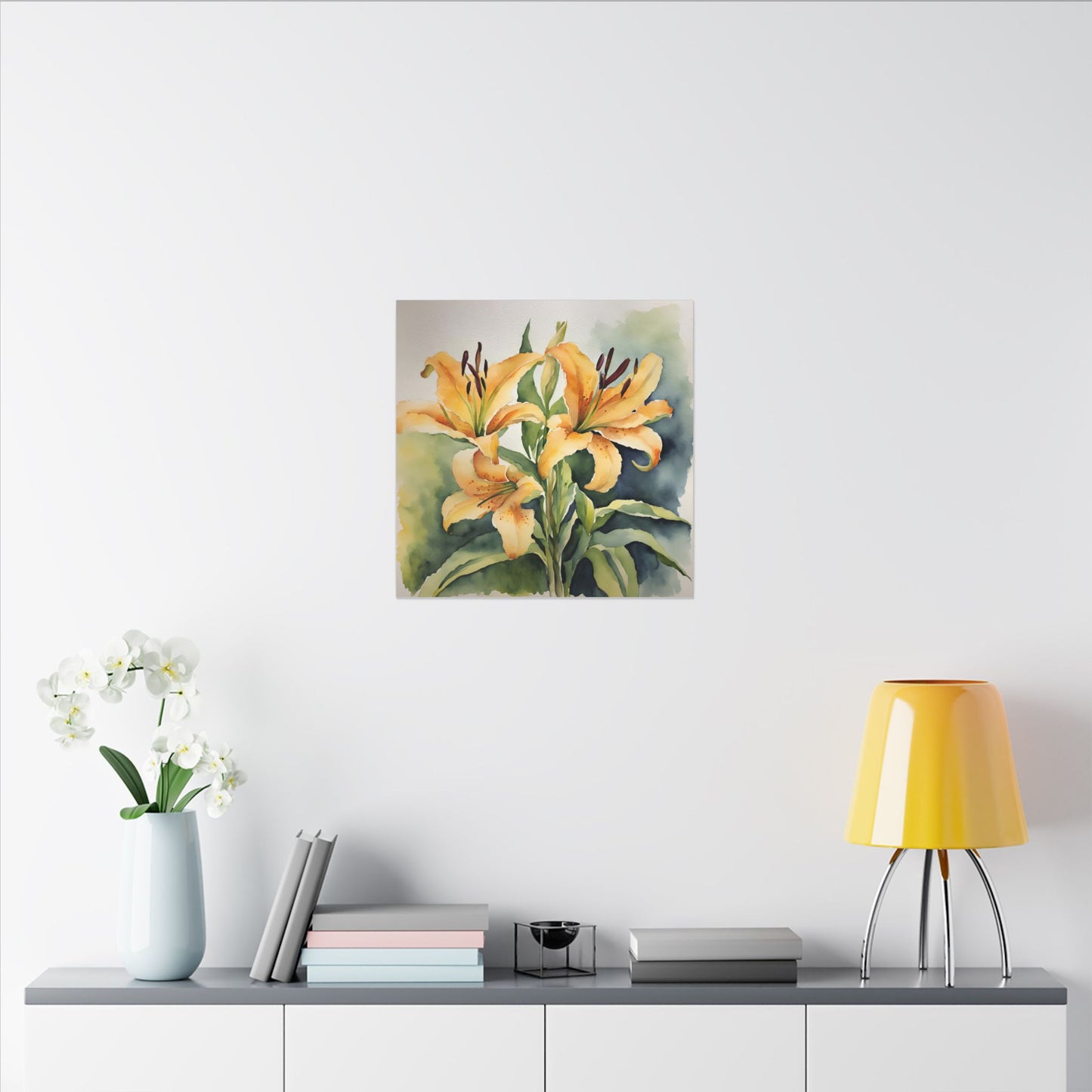 Matte Wall Canvas - Calla Lily - Bloom and Grow Collection