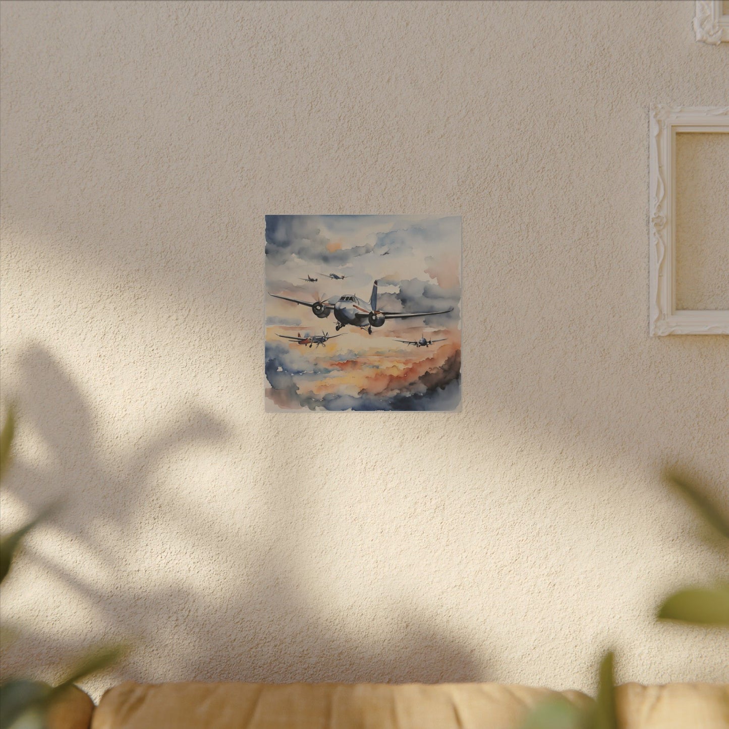Matte Wall Canvas - Wings of Aviation - Wheels & Wings Collection