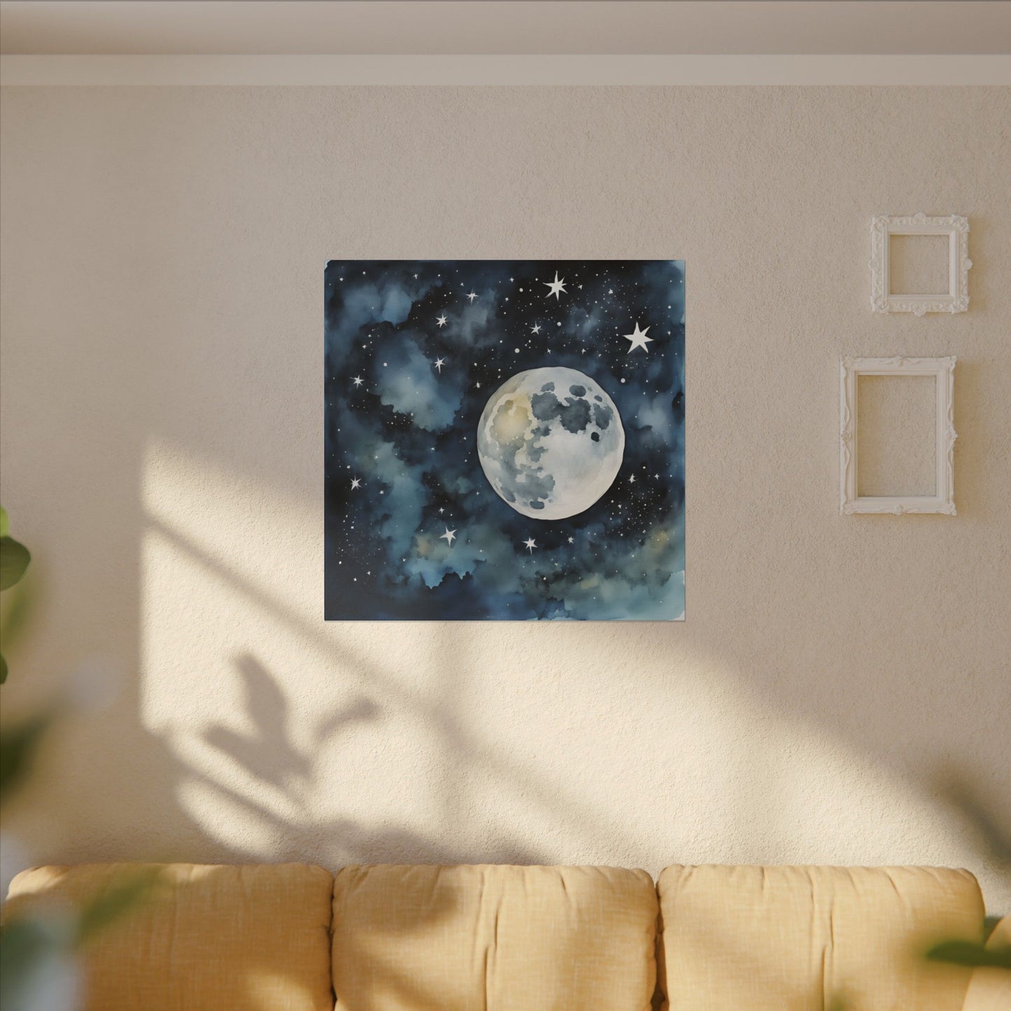 Matte Wall Canvas - Moon - Beyond the Stars Collection