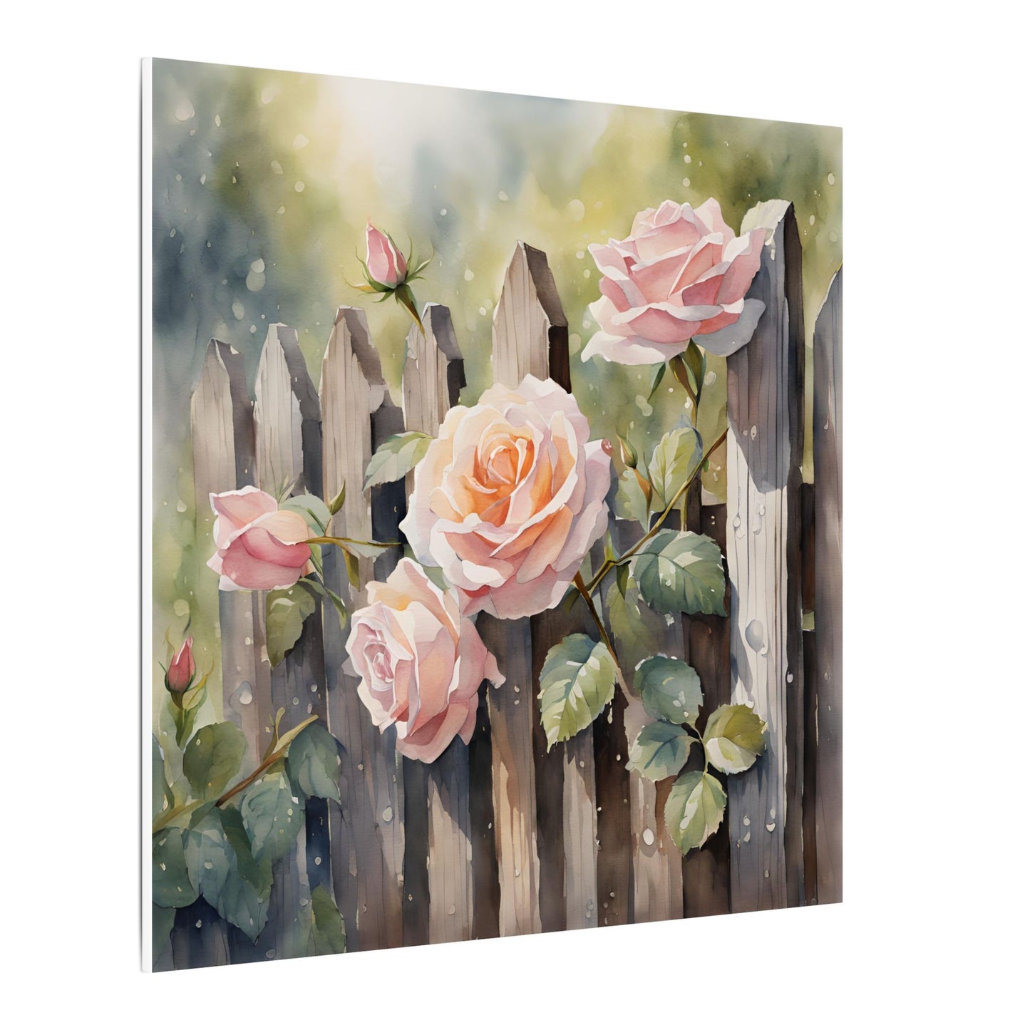 Matte Wall Canvas - Rose - Bloom and Grow Collection