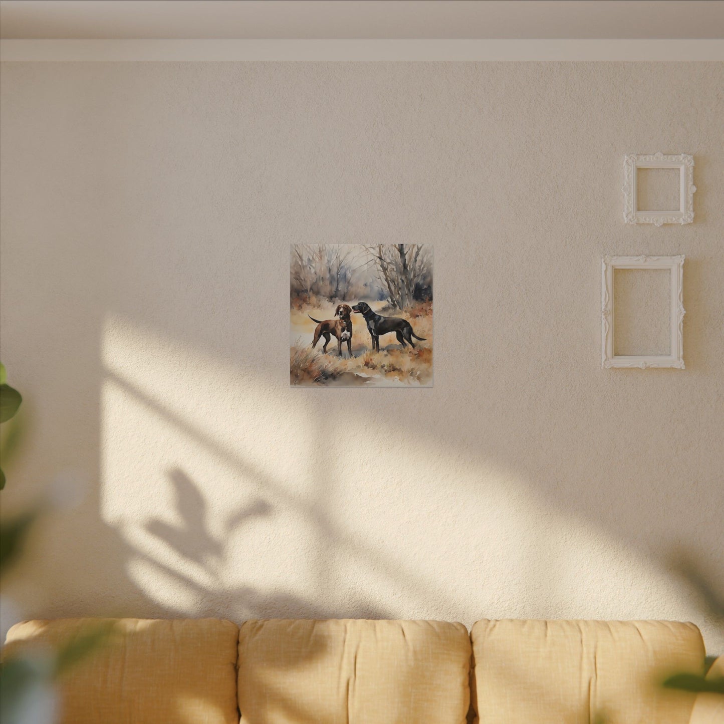 Matte Wall Canvas - Hounds - The Great Outdoors Collection