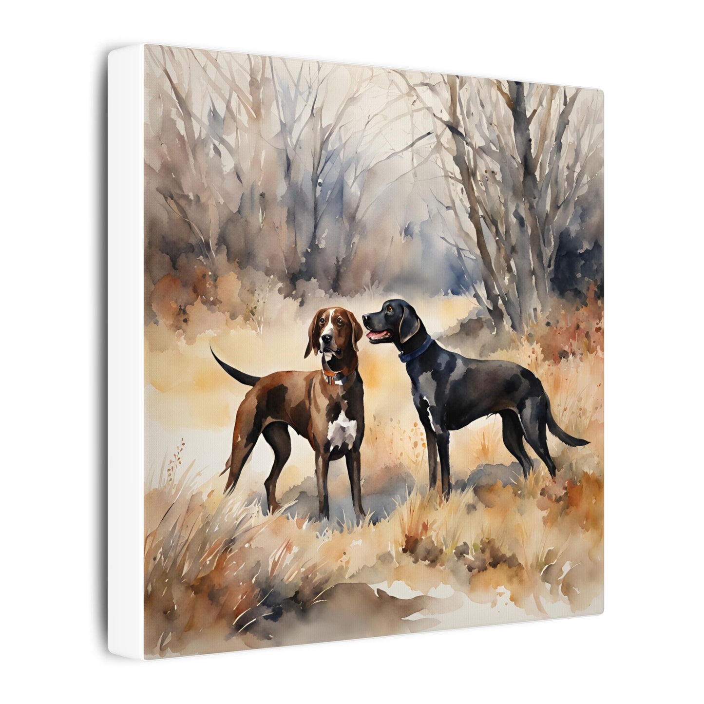 Matte Wall Canvas - Hounds - The Great Outdoors Collection