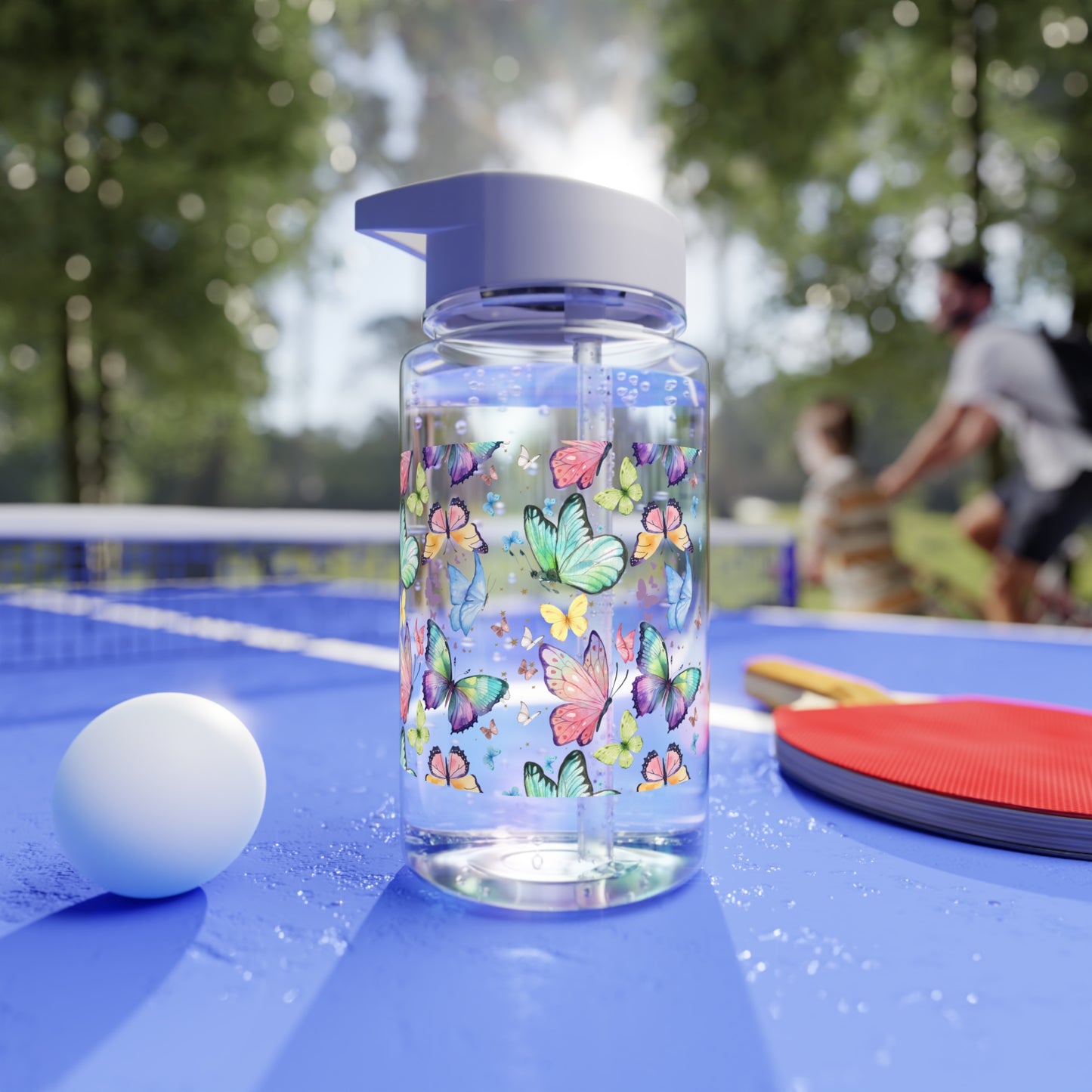 Tritan Water Bottle - Butterflies