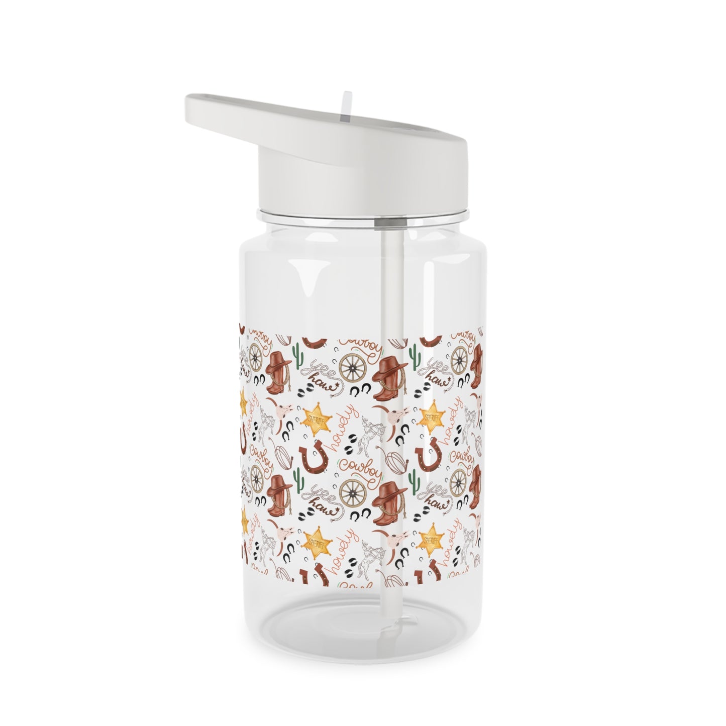 Tritan Water Bottle - Cowboy