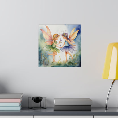 Matte Wall Canvas - Fae Friendship