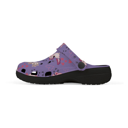 Kid's Foam Clogs - Axolotl - Lavender
