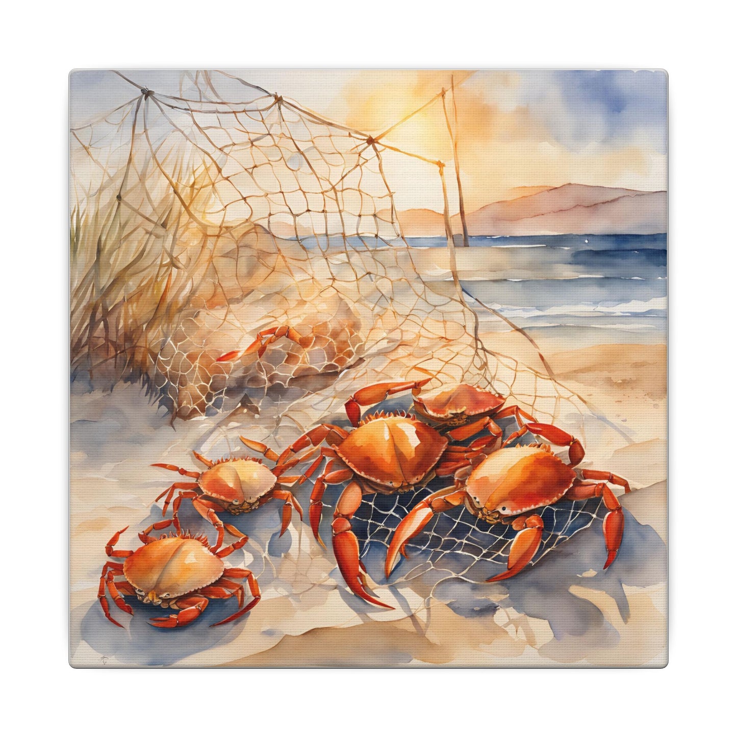 Matte Wall Canvas - Crabbin - The Great Outdoors Collection