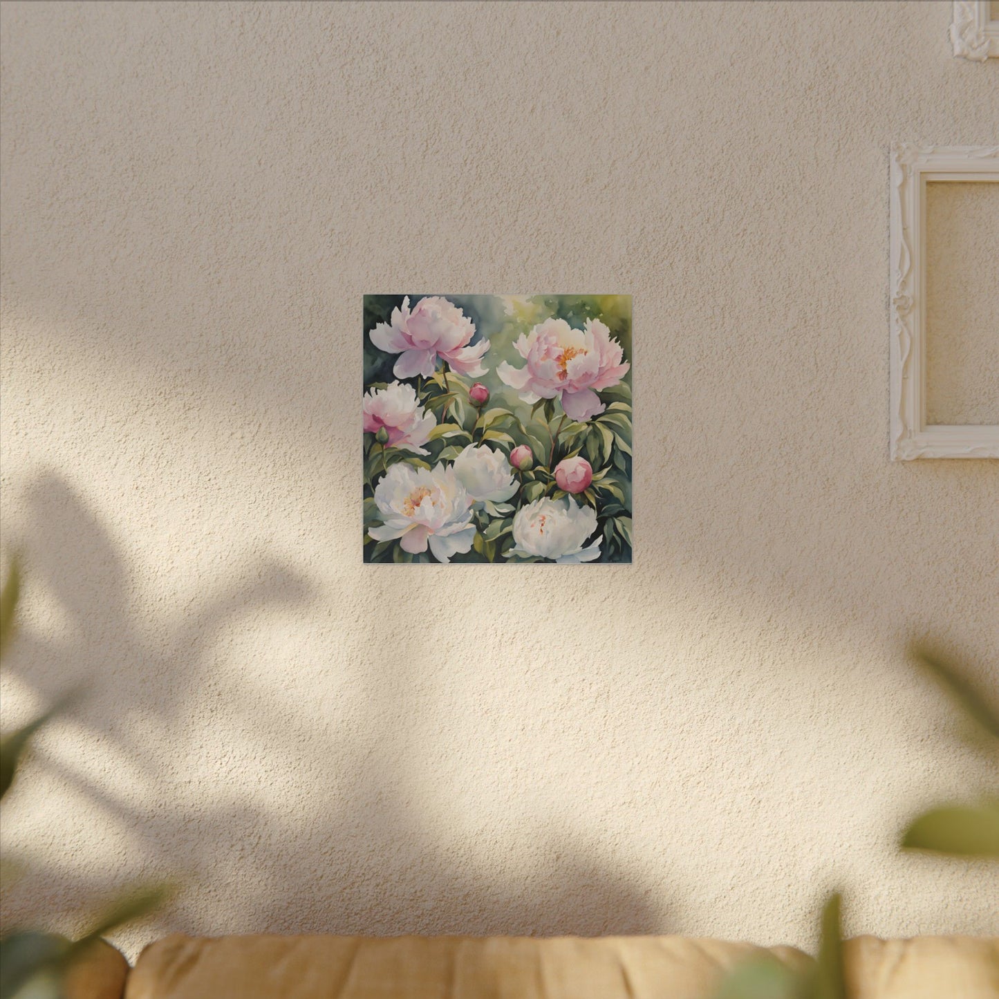 Matte Wall Canvas - Peony - Bloom and Grow Collection