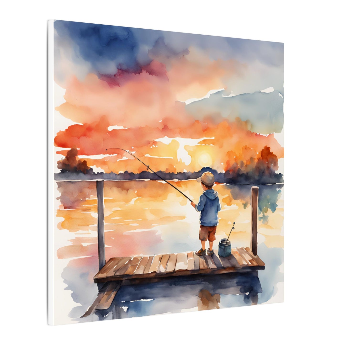 Matte Wall Canvas - Fishing - The Great Outdoors Collection