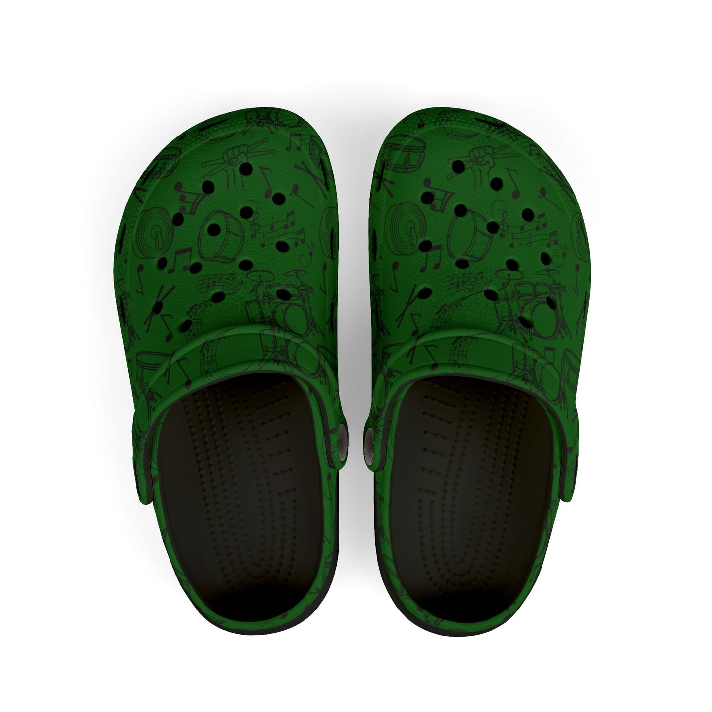 Kid's Foam Clogs - Drums - Forest