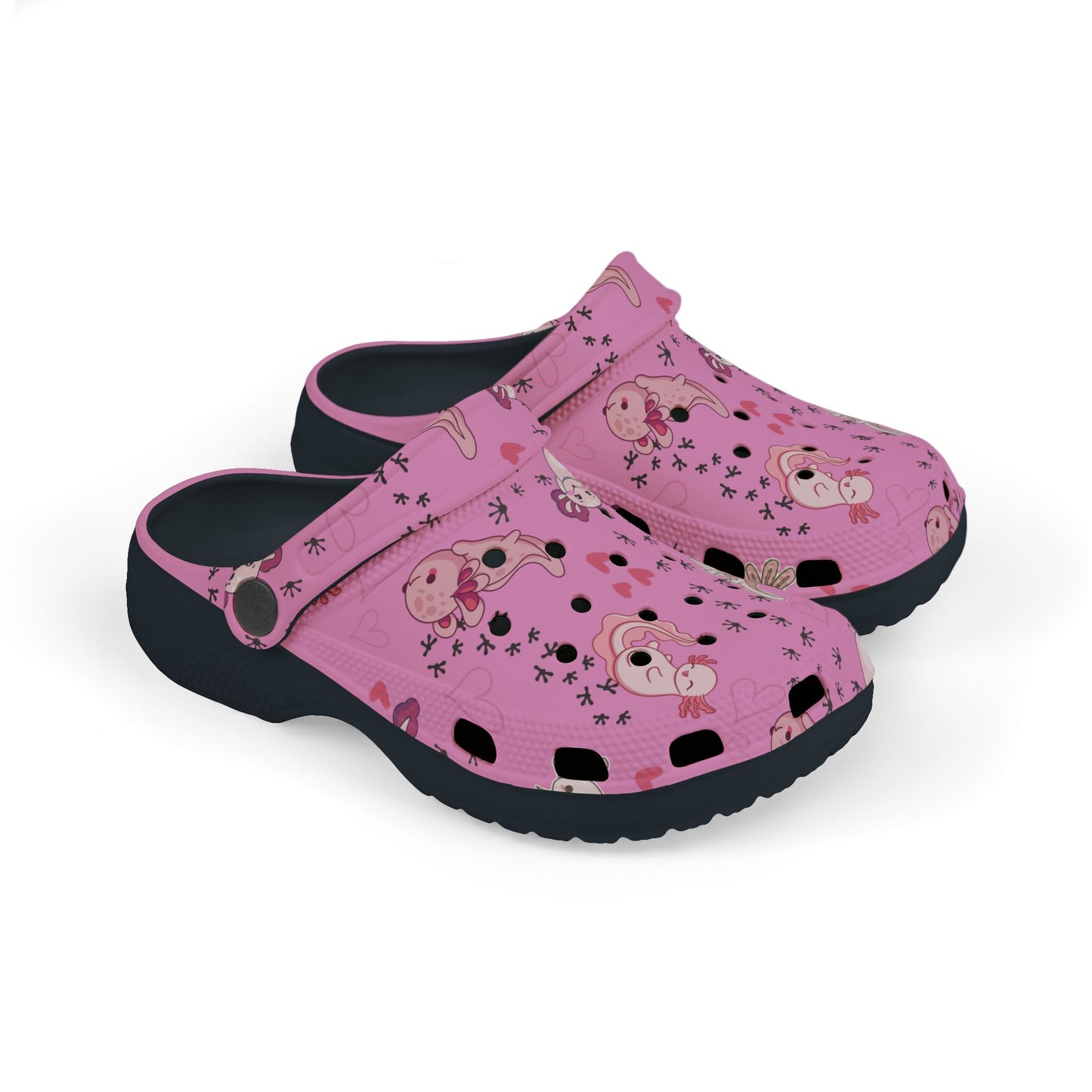 Kid's Foam Clogs - Axolotl - Blush
