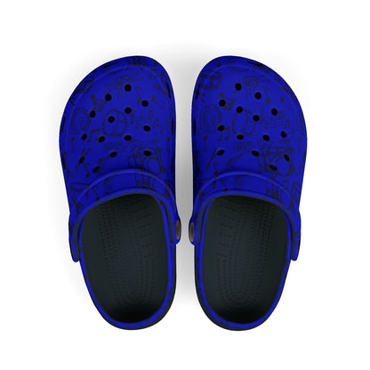 Kid's Foam Clogs - Drums - True Blue