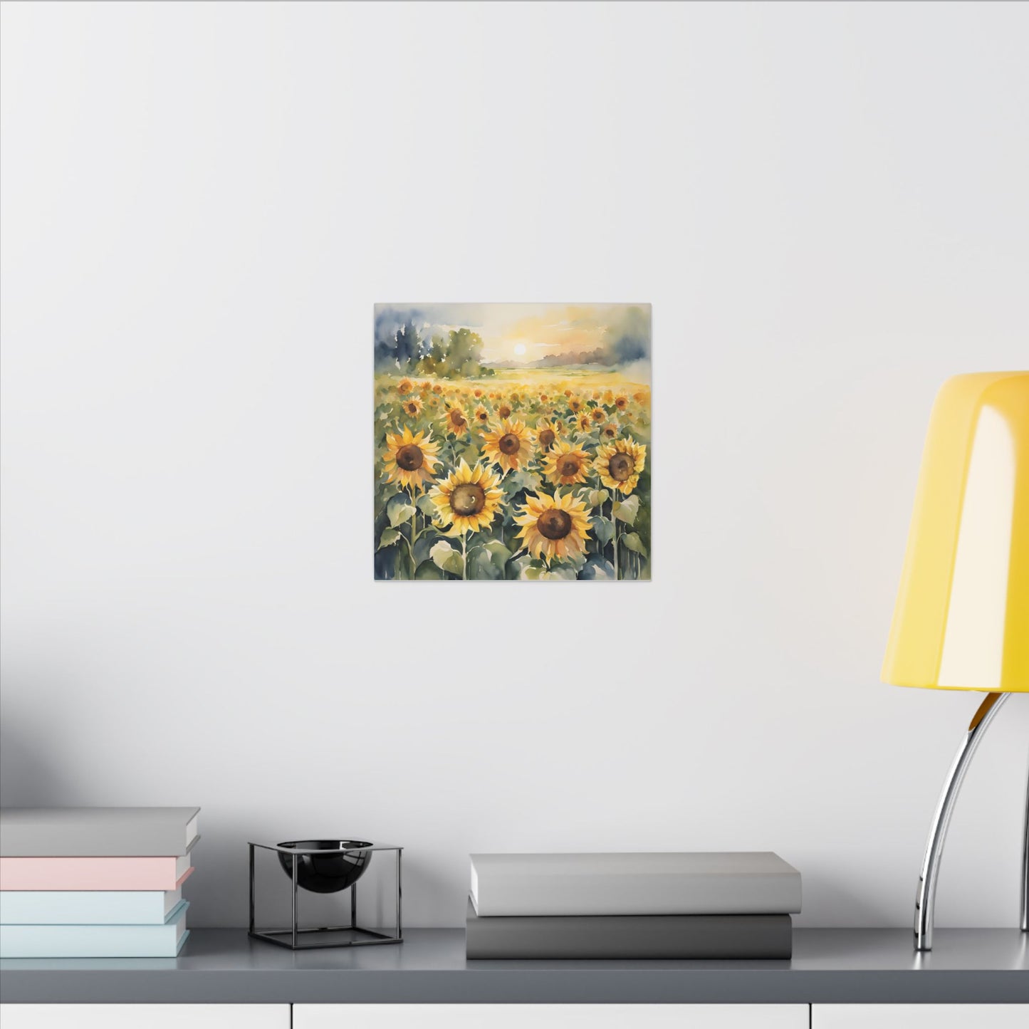 Matte Wall Canvas - Sunflower - Bloom and Grow Collection