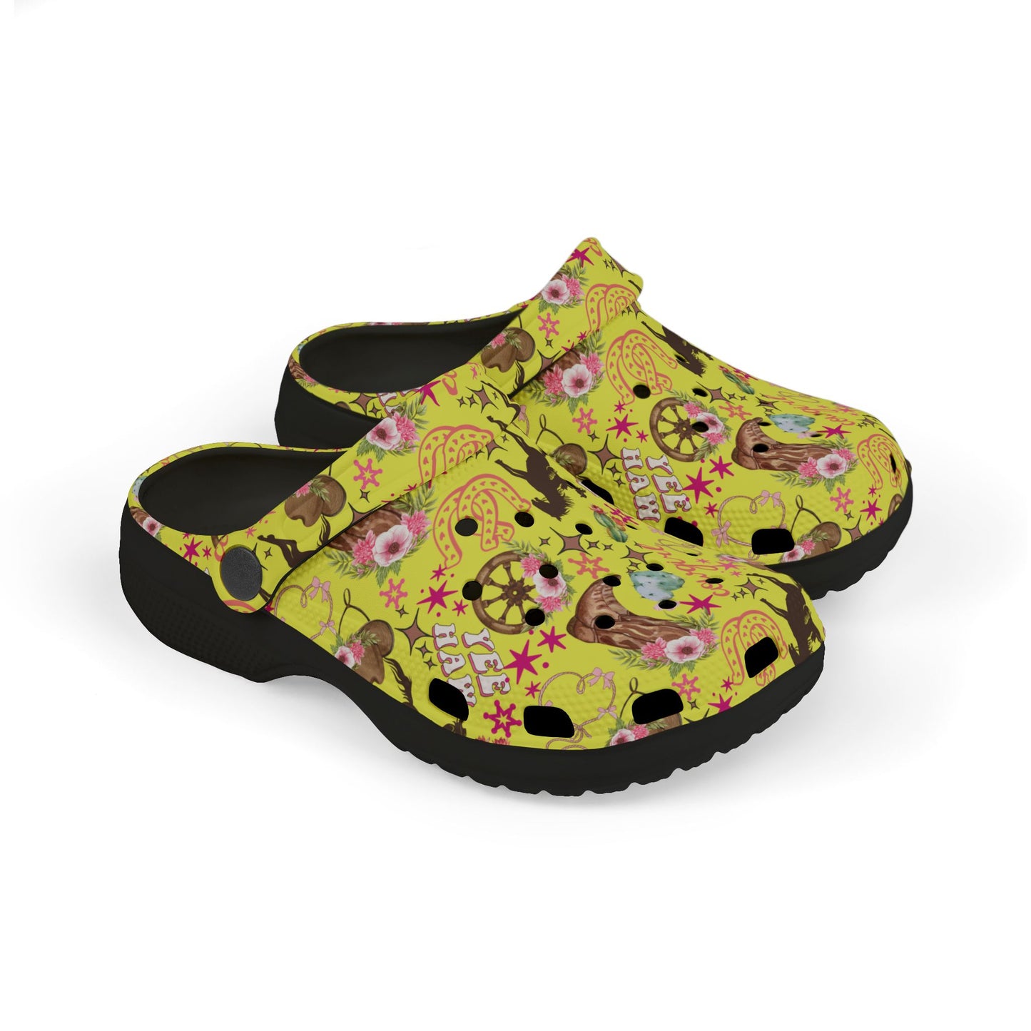 Kid's Foam Clogs - Cowgirl - Butter