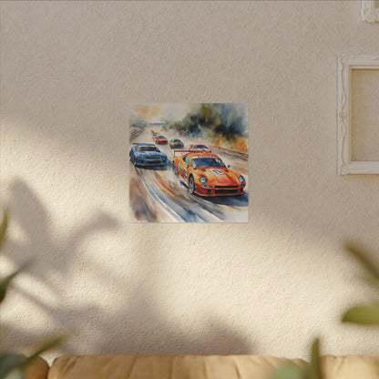 Matte Wall Canvas - Race Day - Wheels & Wings Collection