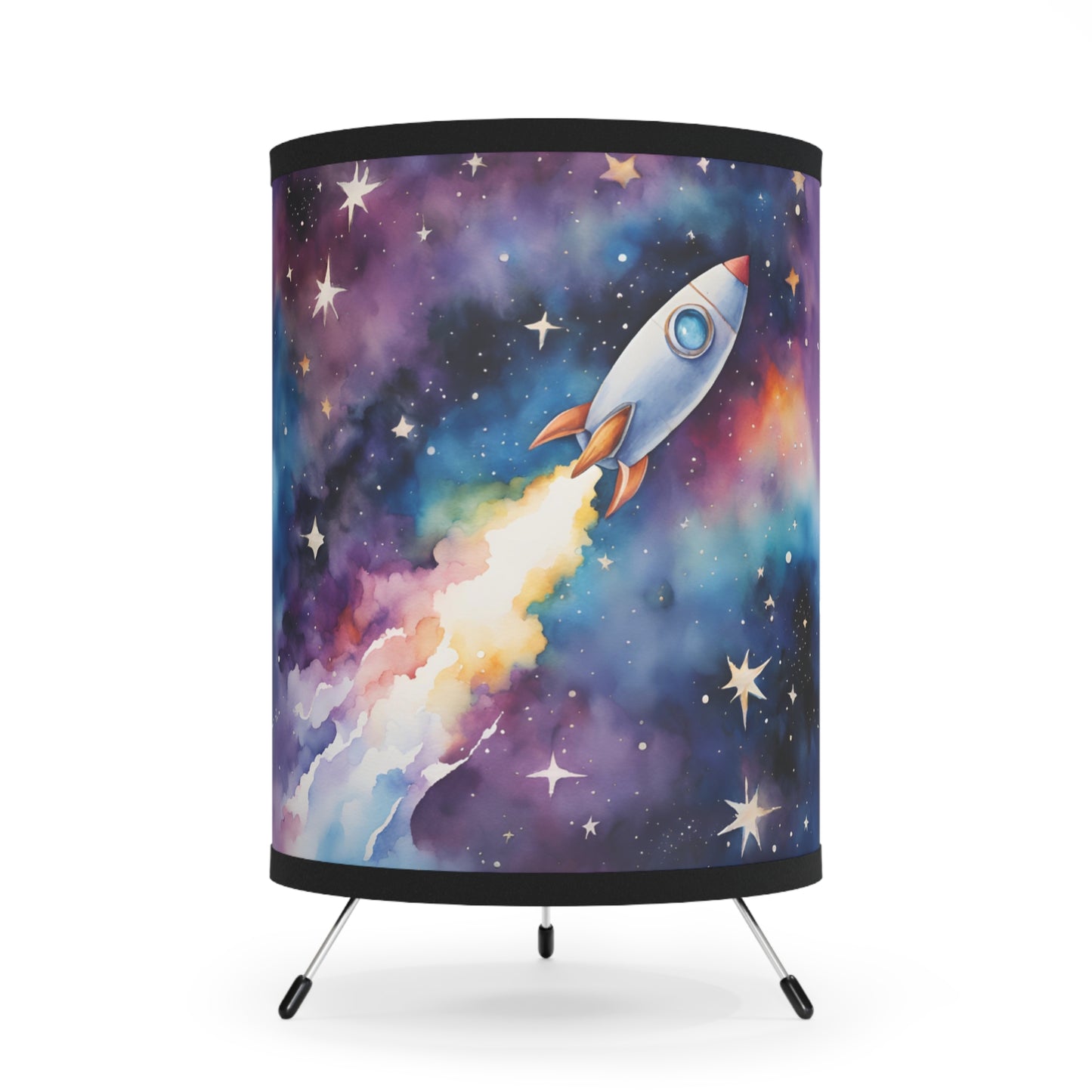 Tripod Lamp - Rocket Ship - Beyond the Stars Collection