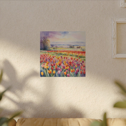 Matte Wall Canvas - Tulip - Bloom and Grow Collection
