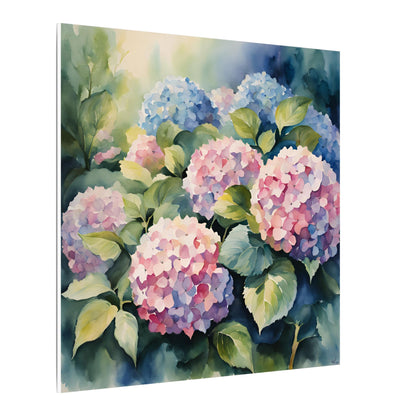 Matte Wall Canvas - Hydrangea - Bloom and Grow Collection