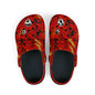 Kid's Foam Clogs - Soccer - Red Hot