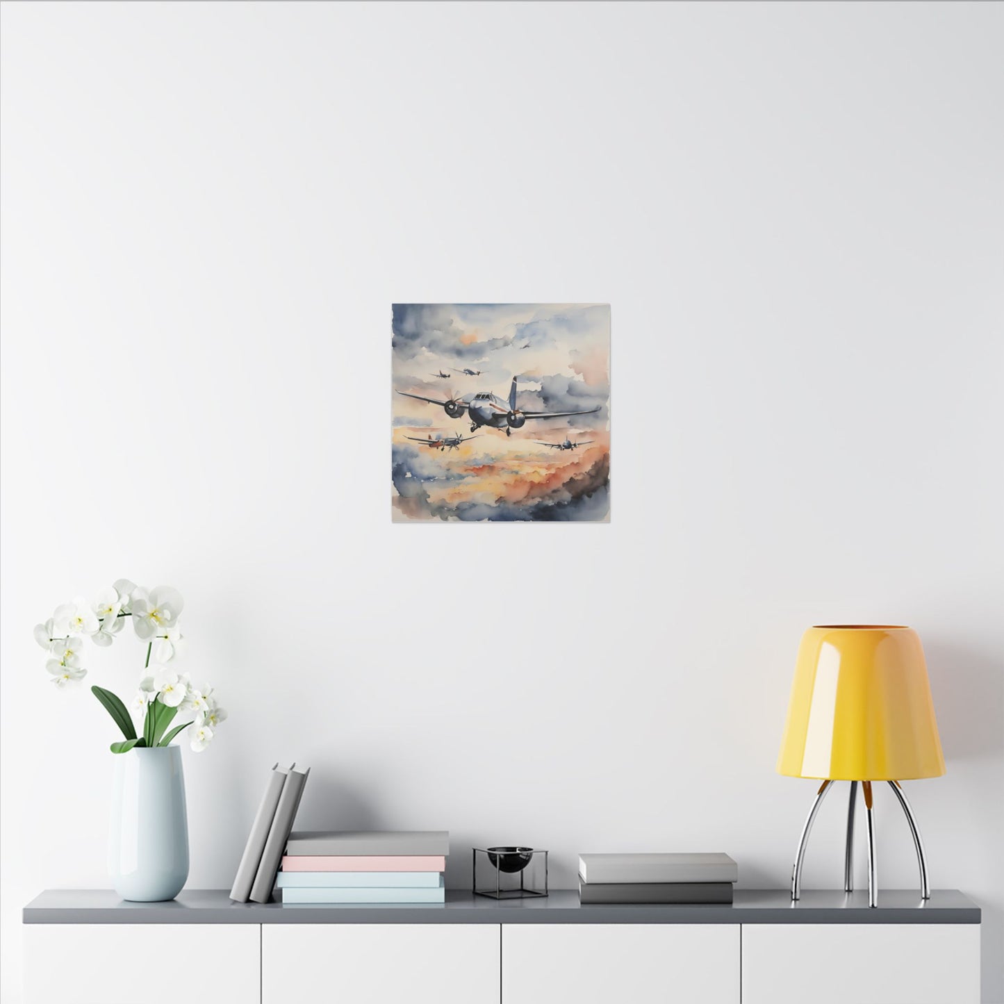 Matte Wall Canvas - Wings of Aviation - Wheels & Wings Collection