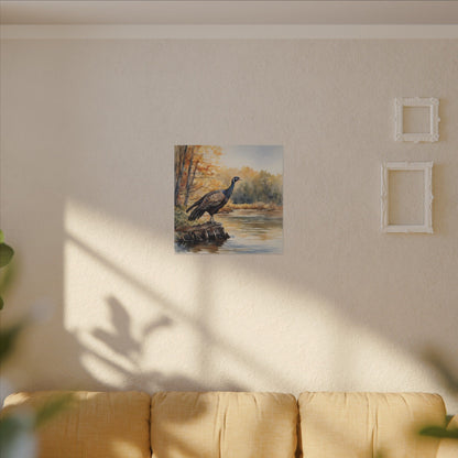Matte Wall Canvas - Wild Turkey - The Great Outdoors Collection