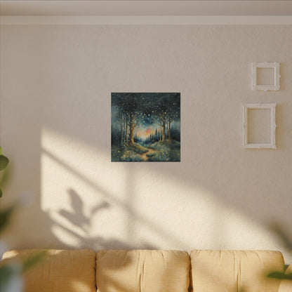 Matte Wall Canvas - Whimsical Forest