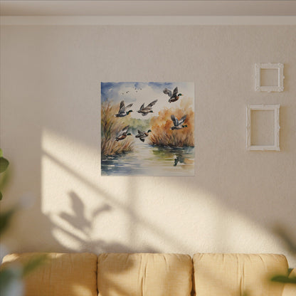 Matte Wall Canvas - Ducks - The Great Outdoors Collection