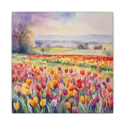 Matte Wall Canvas - Tulip - Bloom and Grow Collection