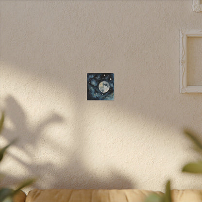 Matte Wall Canvas - Moon - Beyond the Stars Collection
