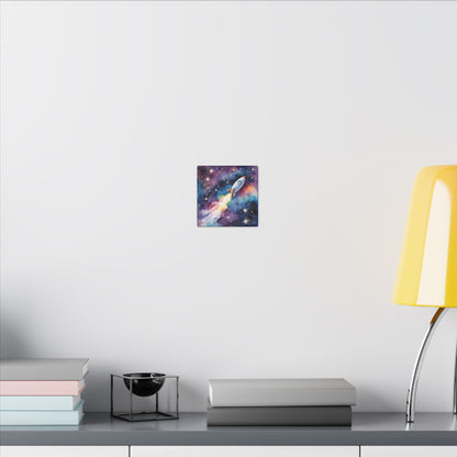 Matte Wall Canvas - Rocket Ship - Beyond the Stars Collection