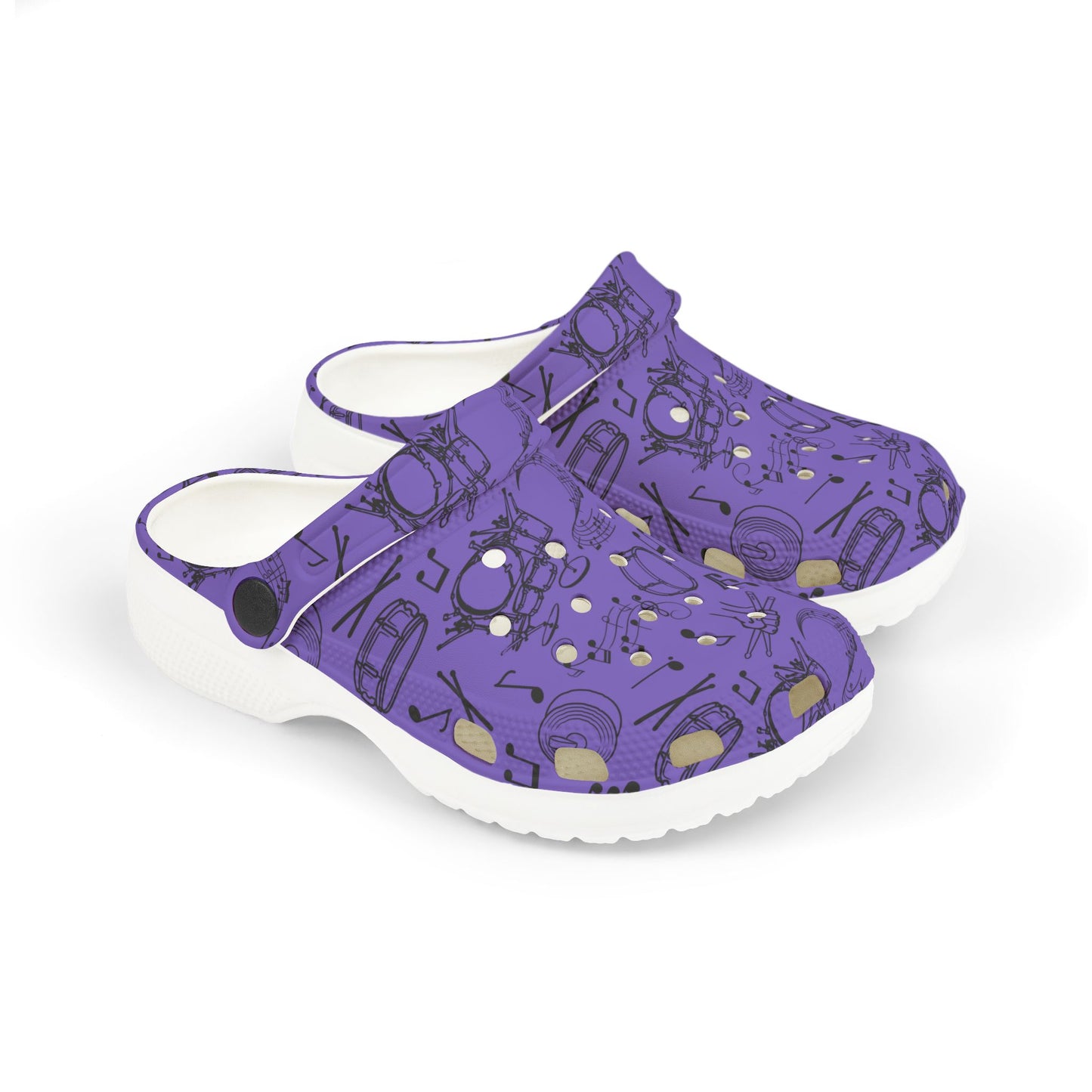 Kid's Foam Clogs - Drums - Periwinkle