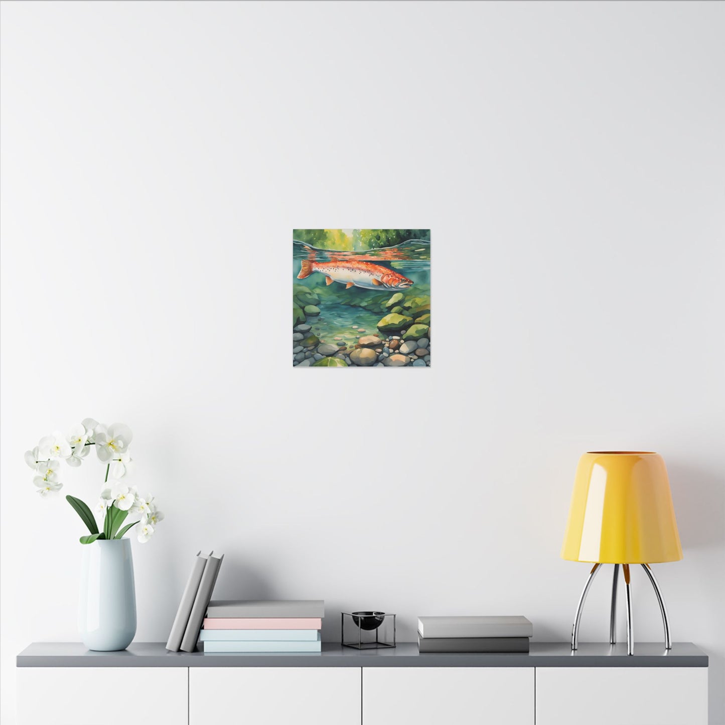Matte Wall Canvas - Salmon - The Great Outdoors Collection