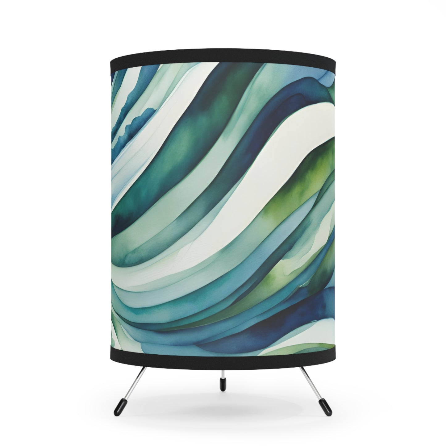 Tripod Lamp - Waves - Neptune's Nursery Collection