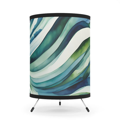 Tripod Lamp - Waves - Neptune's Nursery Collection