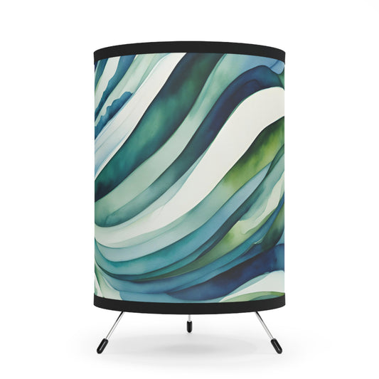 Tripod Lamp - Waves - Neptune's Nursery Collection