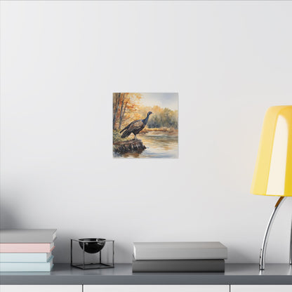 Matte Wall Canvas - Wild Turkey - The Great Outdoors Collection