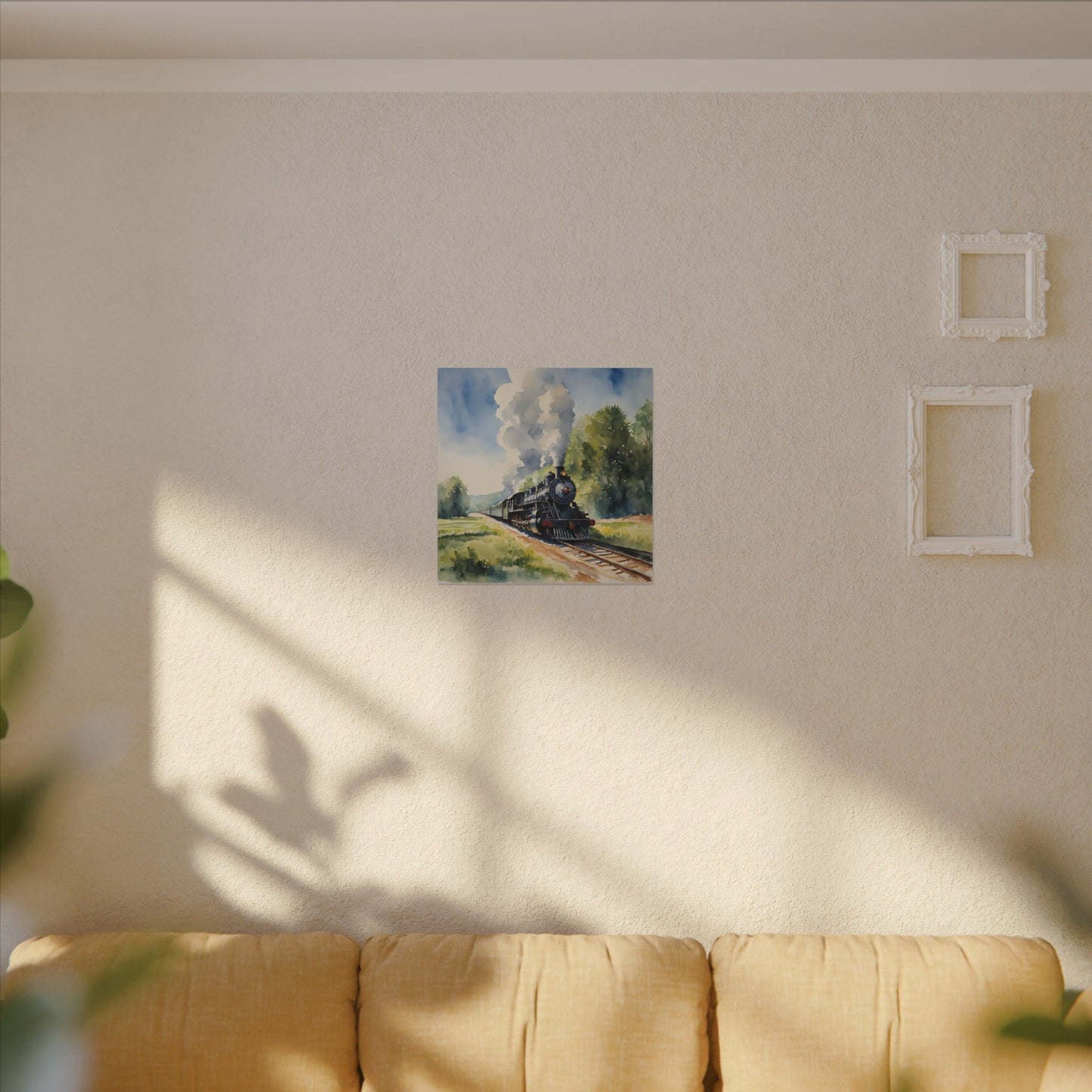 Matte Wall Canvas - Train has left the Station - Wheels & Wings Collection