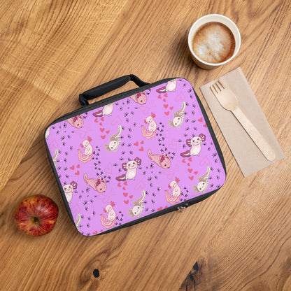 Lunch Bag - Axolotl - Lilac