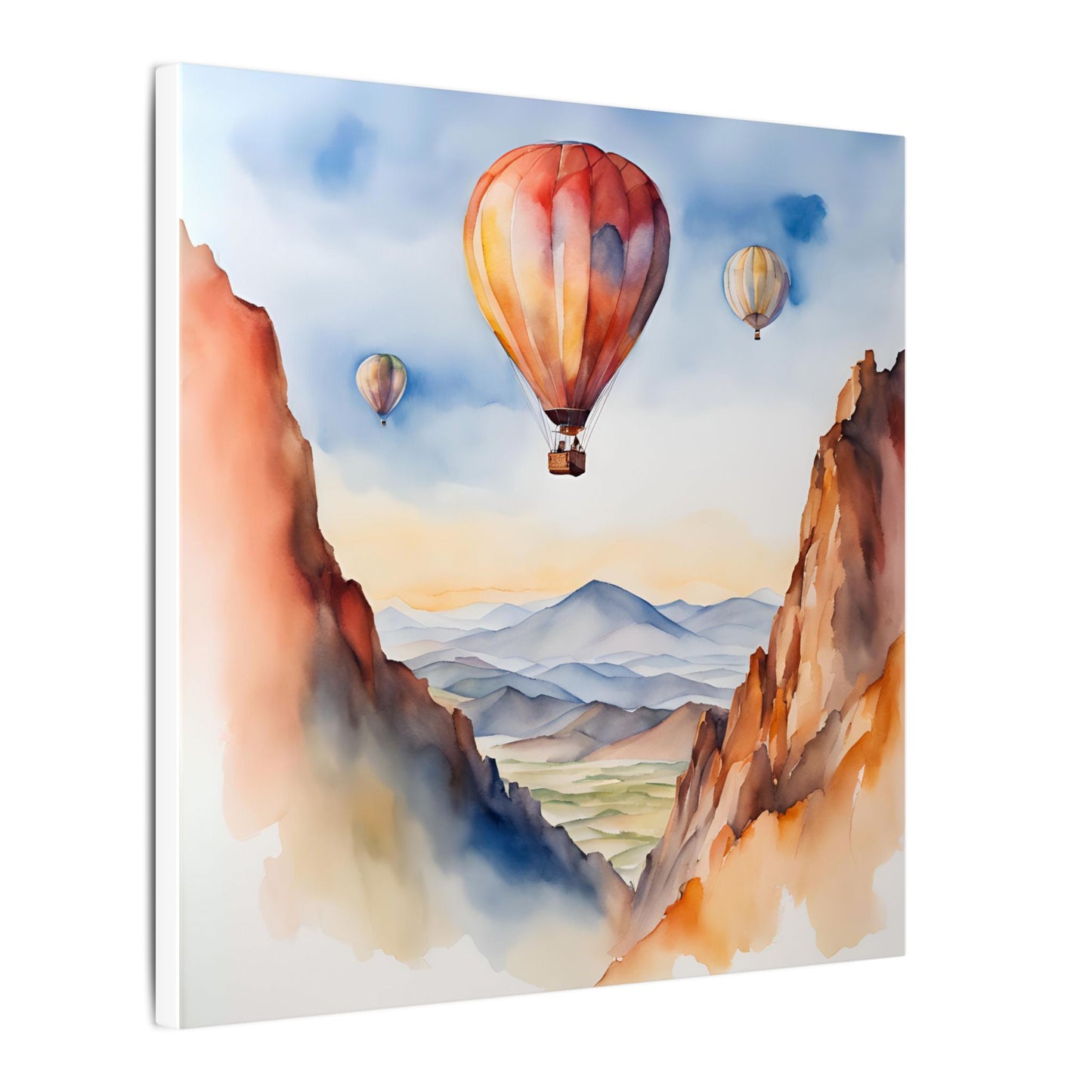 Matte Wall Canvas - Hot Air Balloons - Wheels & Wings Collection