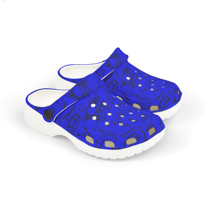Kid's Foam Clogs - Drums - True Blue