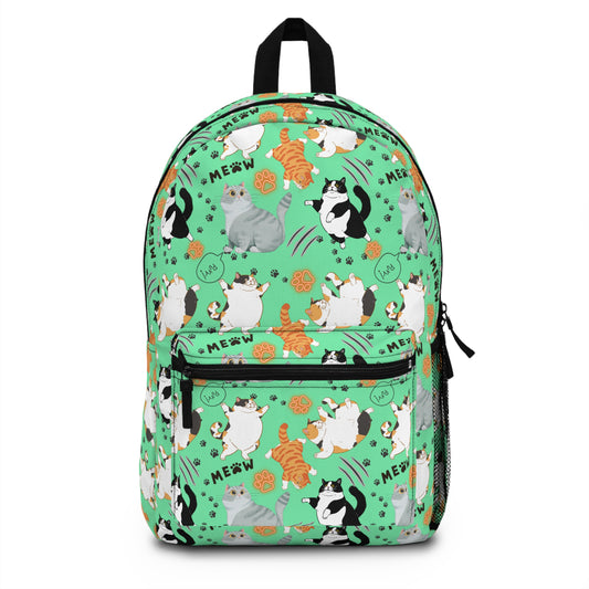 Backpack - Fat Cat - Mint Green