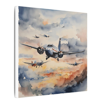 Matte Wall Canvas - Wings of Aviation - Wheels & Wings Collection