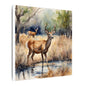 Matte Wall Canvas - Deer - The Great Outdoors Collection