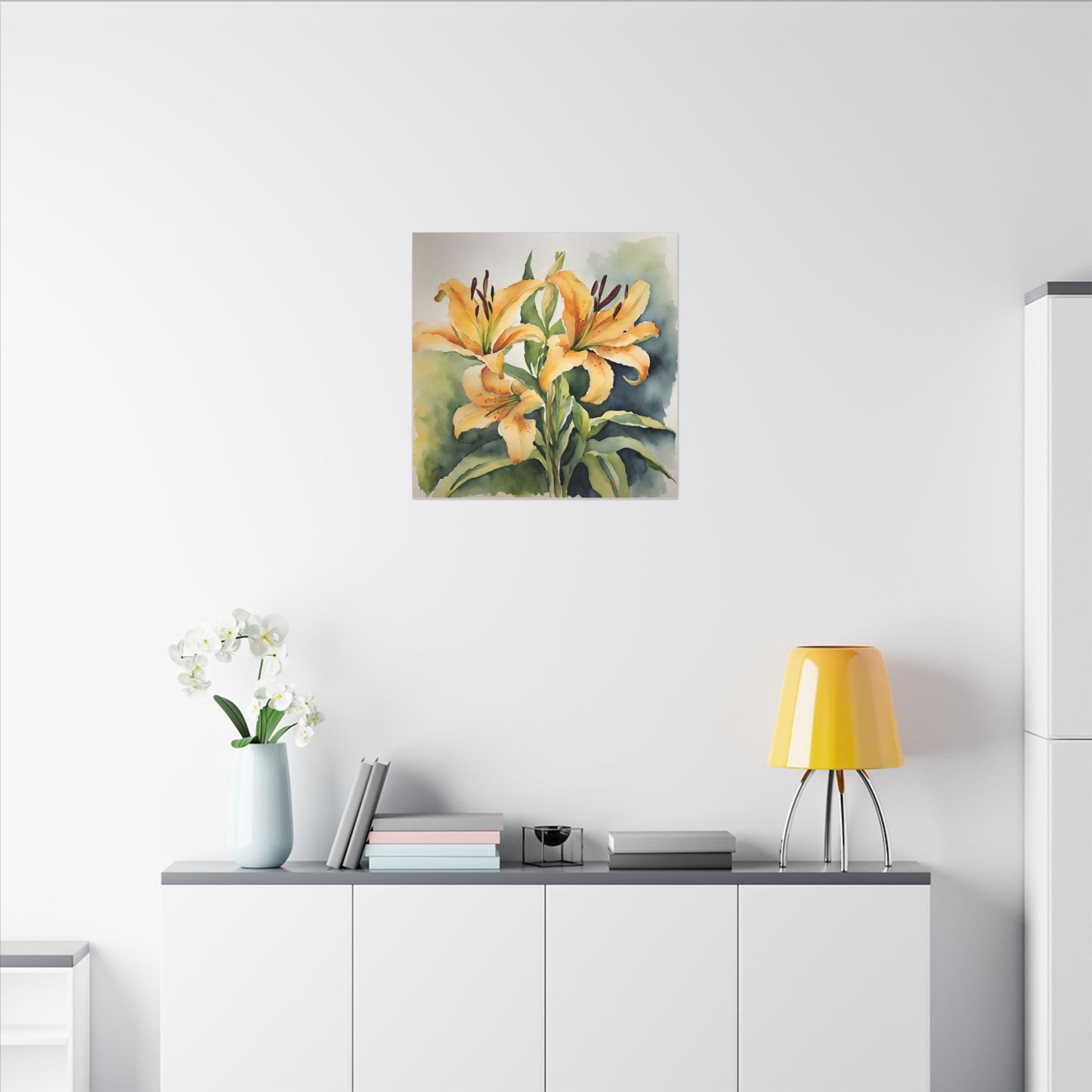 Matte Wall Canvas - Calla Lily - Bloom and Grow Collection