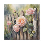 Matte Wall Canvas - Rose - Bloom and Grow Collection